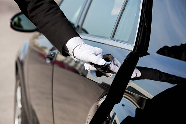 Private car hire service in London for festival-goers arriving in style.